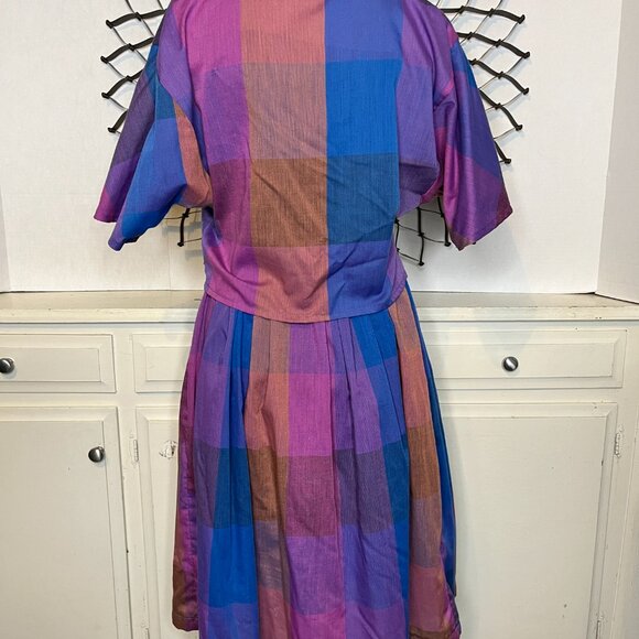 Vintage 2 Piece Dress Saved By The Bell Crop Top Ms. Paquette Ca. 80s/90s s/Med - Picture 12 of 16